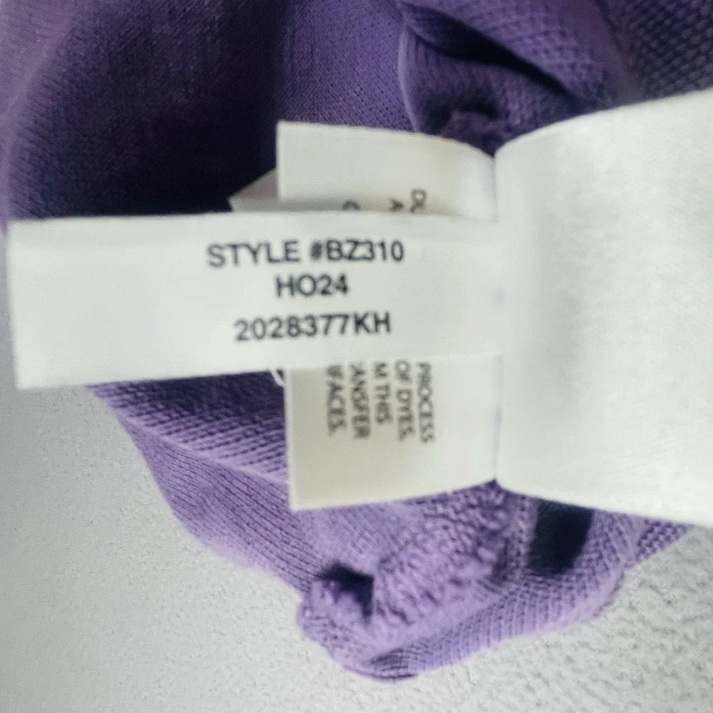 J Crew Oarsman Mens Classic Pique Polo Shirt Purple Large Tall BZ310